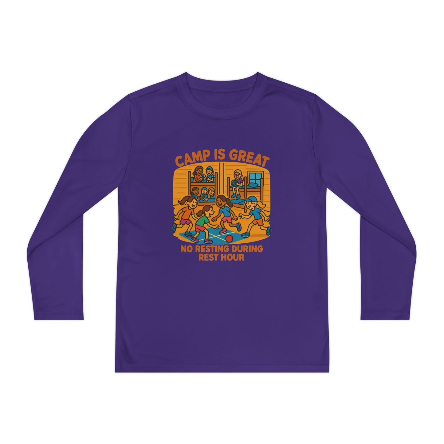 Youth Long Sleeve Competitor Tee Rest Hour