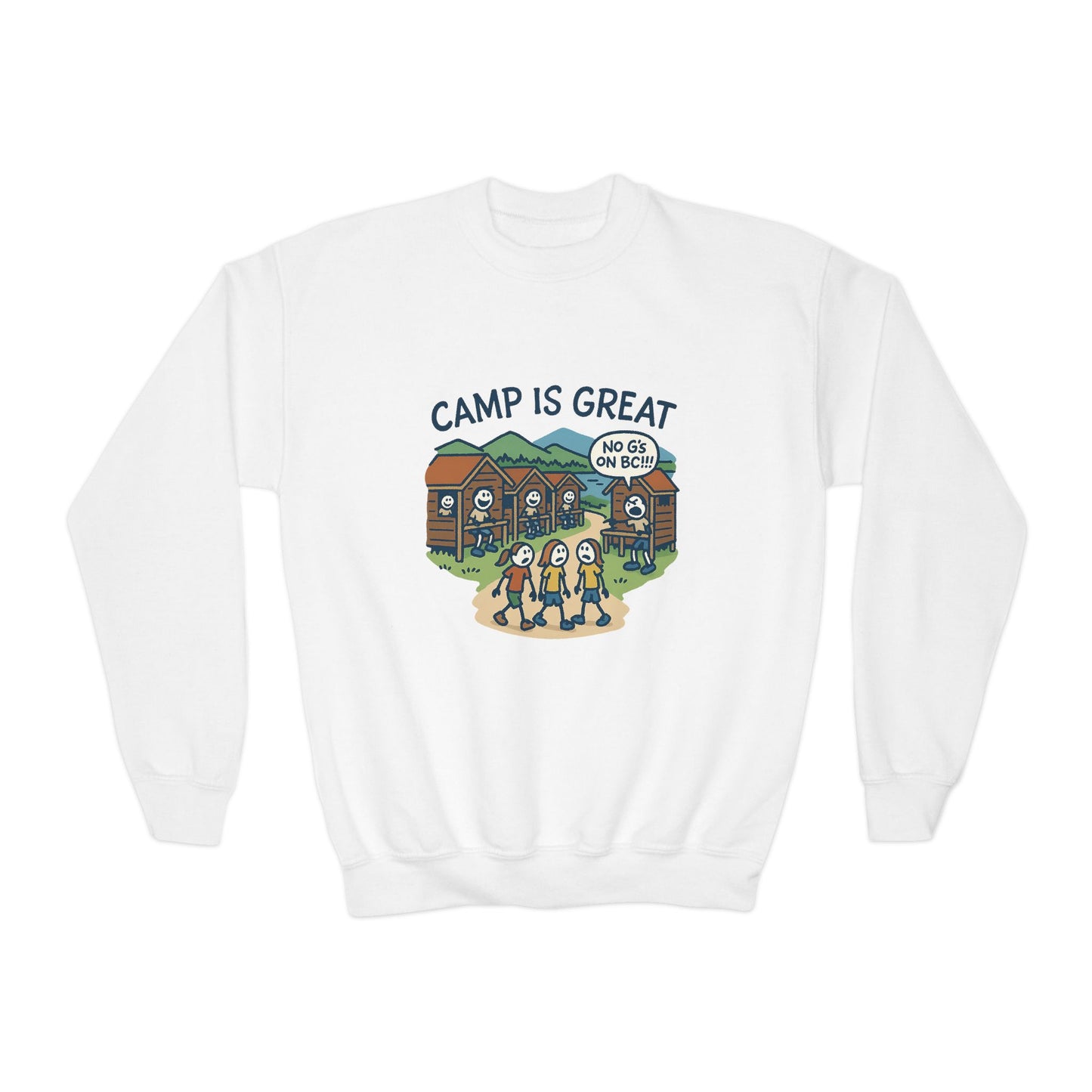 Youth Crewneck Sweatshirt No G's on BC