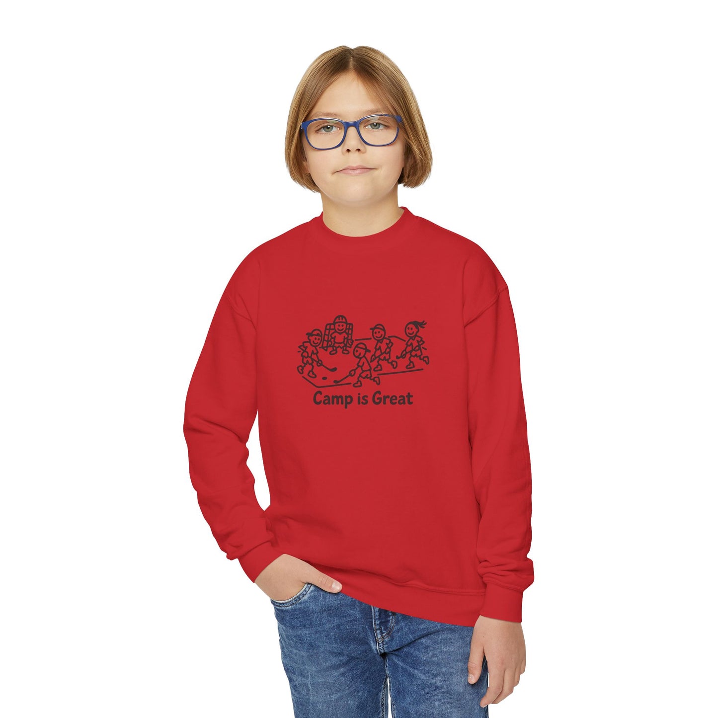 Youth Crewneck Sweatshirt Hockey
