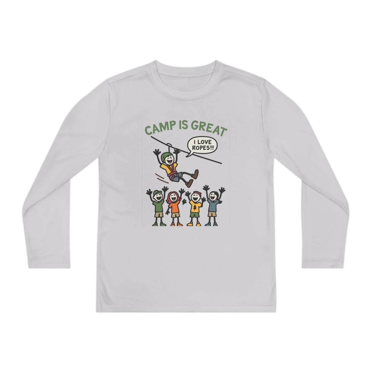 Youth Long Sleeve Competitor Tee Ropes