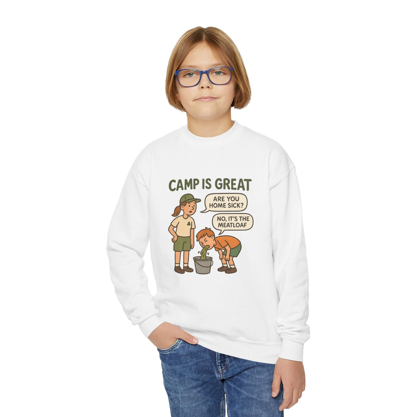 Youth Crewneck Sweatshirt Meatloaf