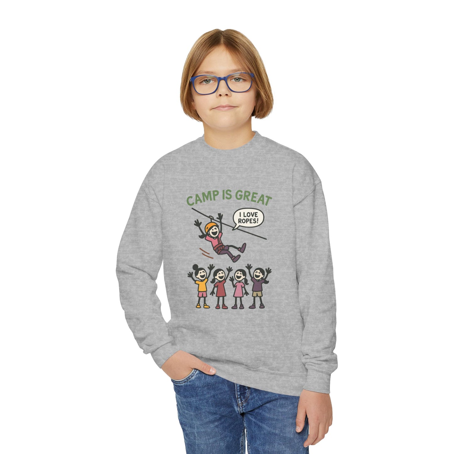 Youth Crewneck Sweatshirt Ropes