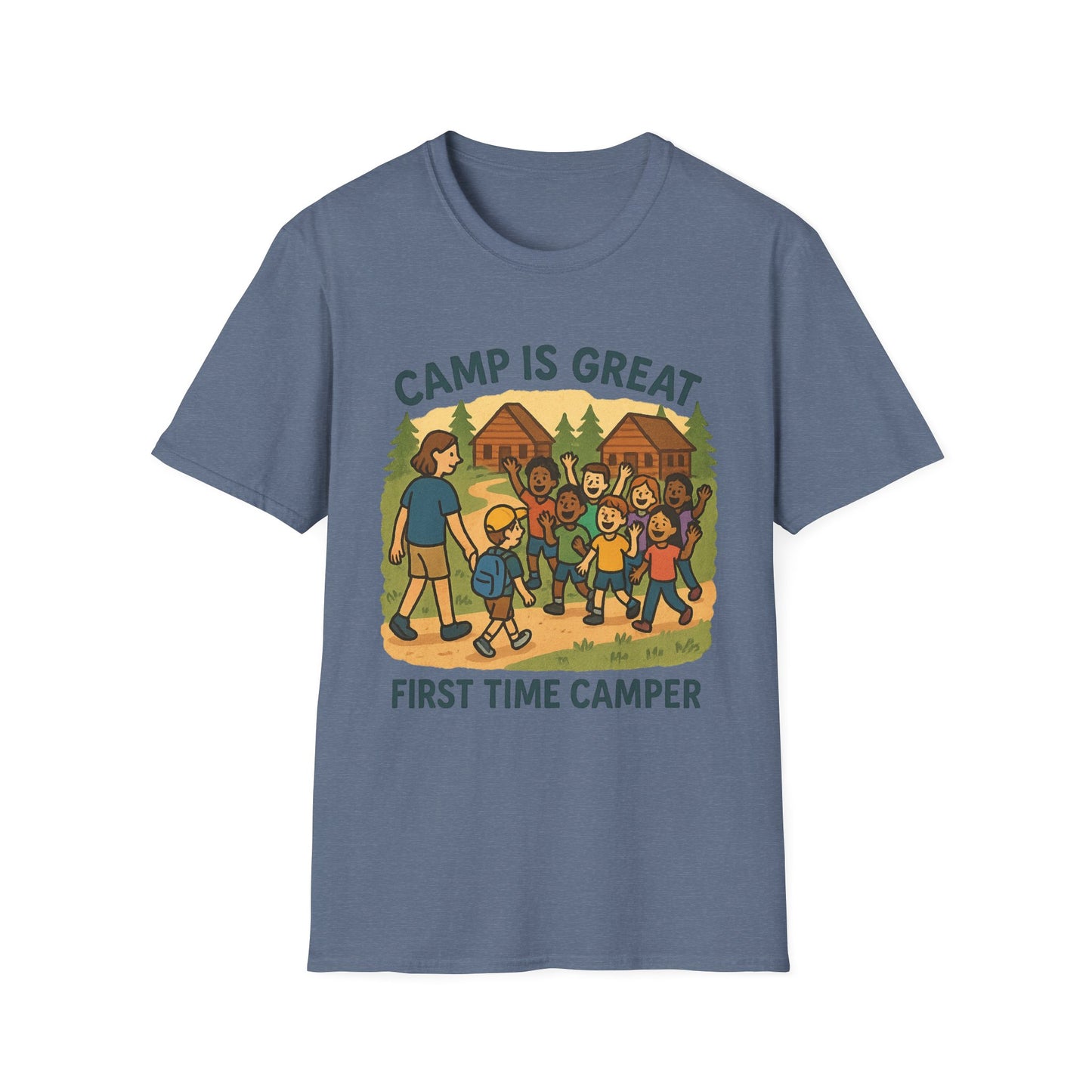 Unisex Softstyle T-Shirt First Time Camper