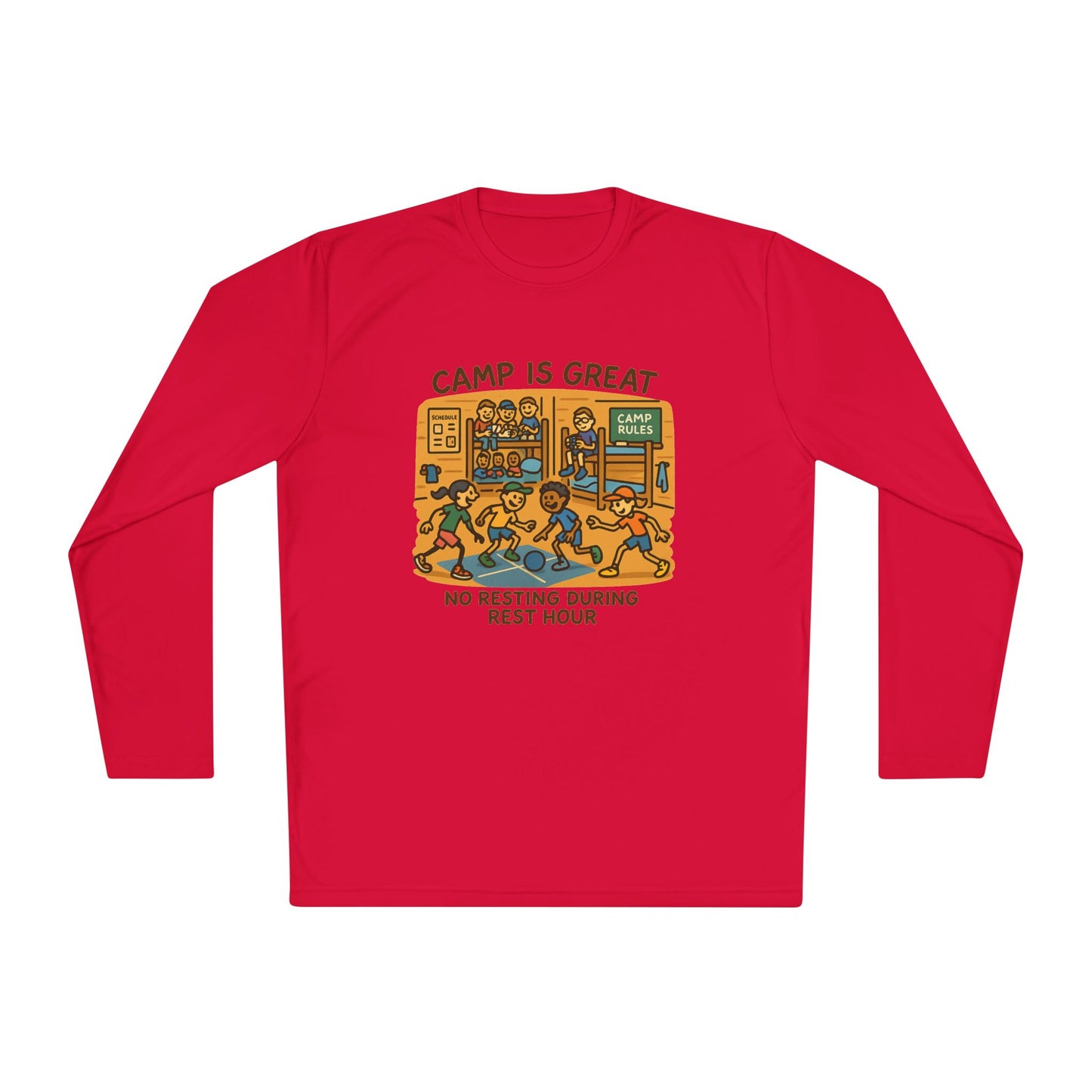 Unisex Lightweight Long Sleeve Tee Rest Hour