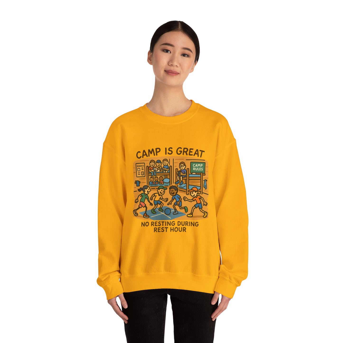 Unisex Heavy Blend™ Crewneck Sweatshirt Rest Hour