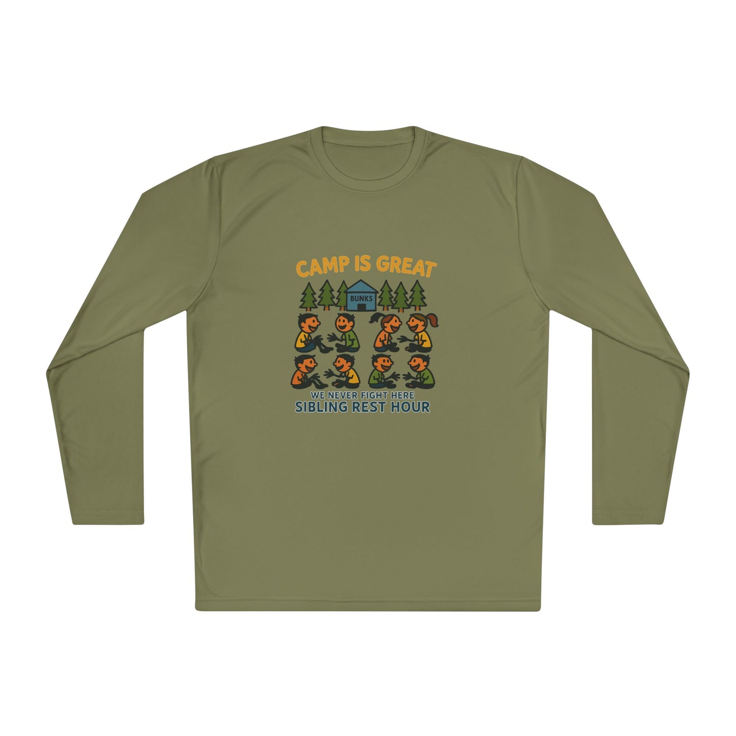Unisex Lightweight Long Sleeve Tee Sibling Rest Hour