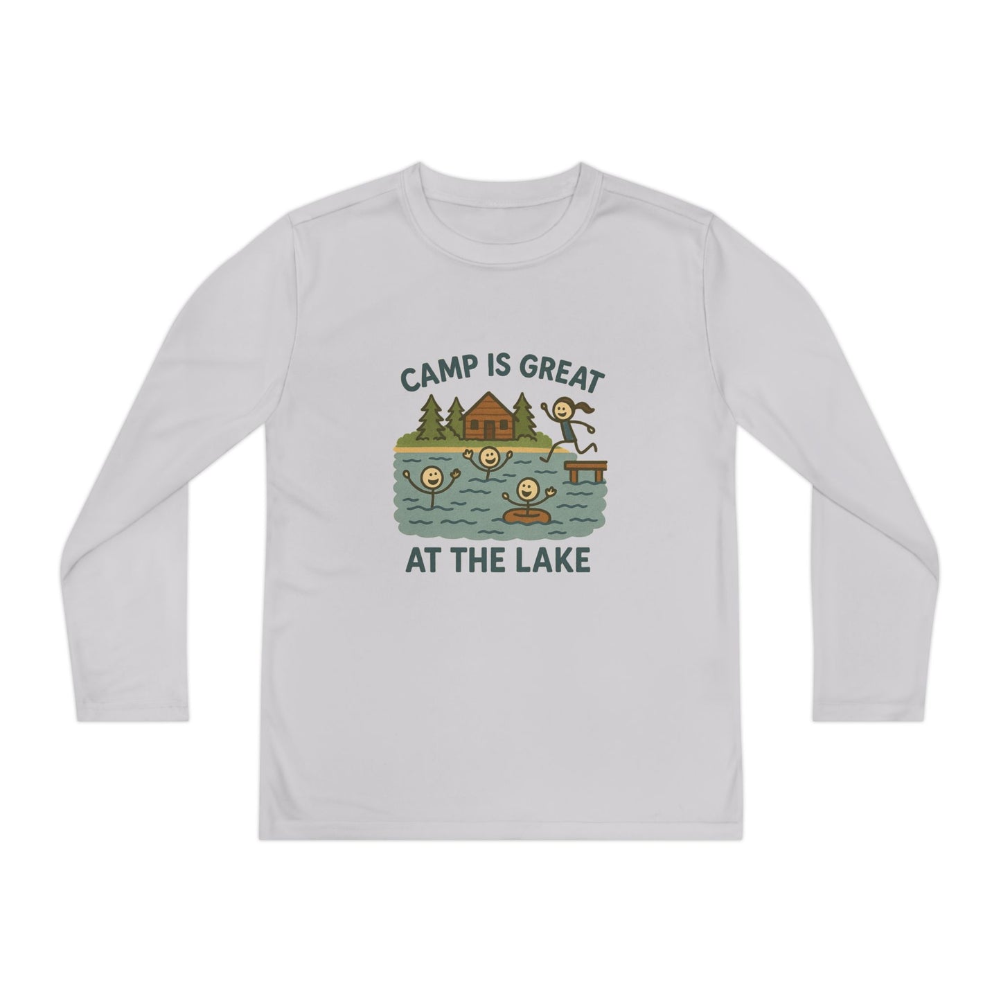 Youth Long Sleeve Competitor Tee Lake