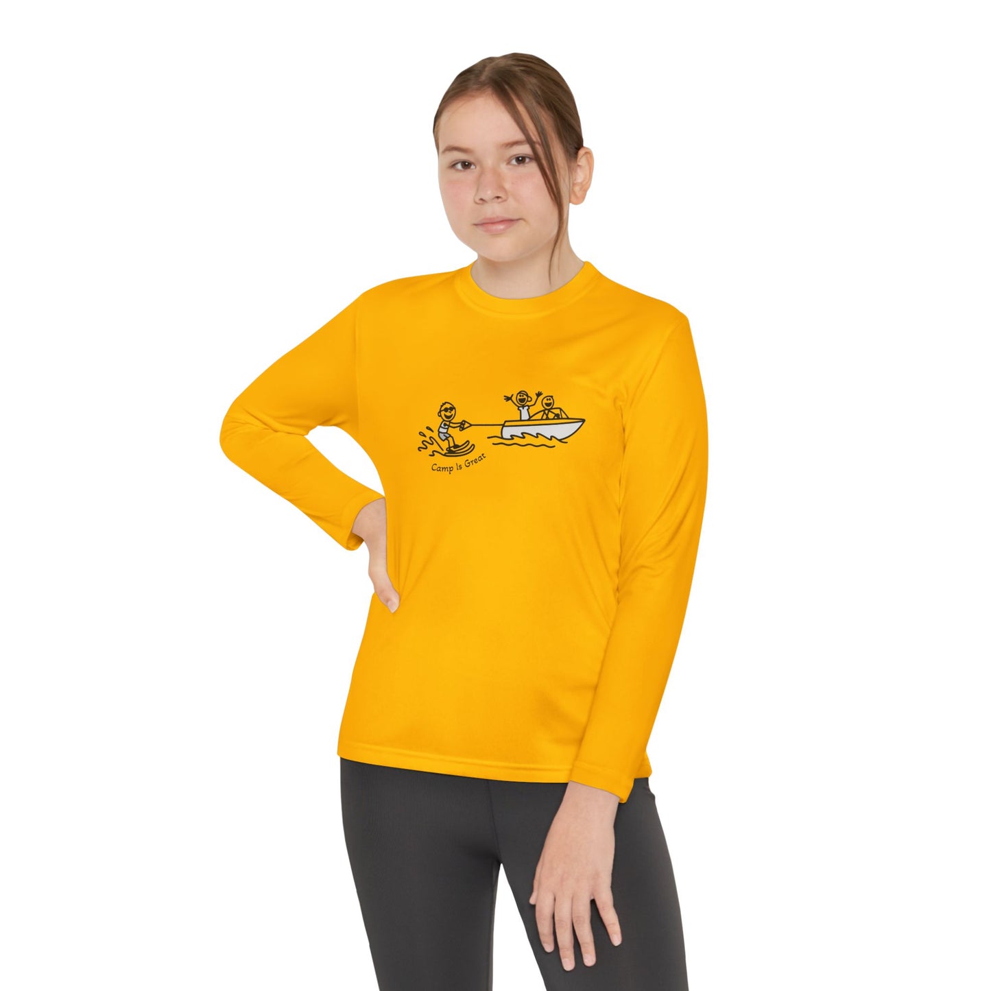 Youth Long Sleeve Competitor Tee Waterski
