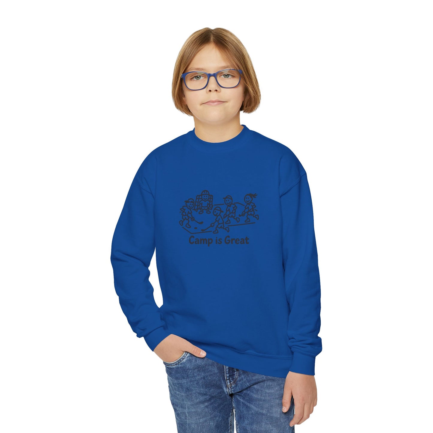 Youth Crewneck Sweatshirt Hockey