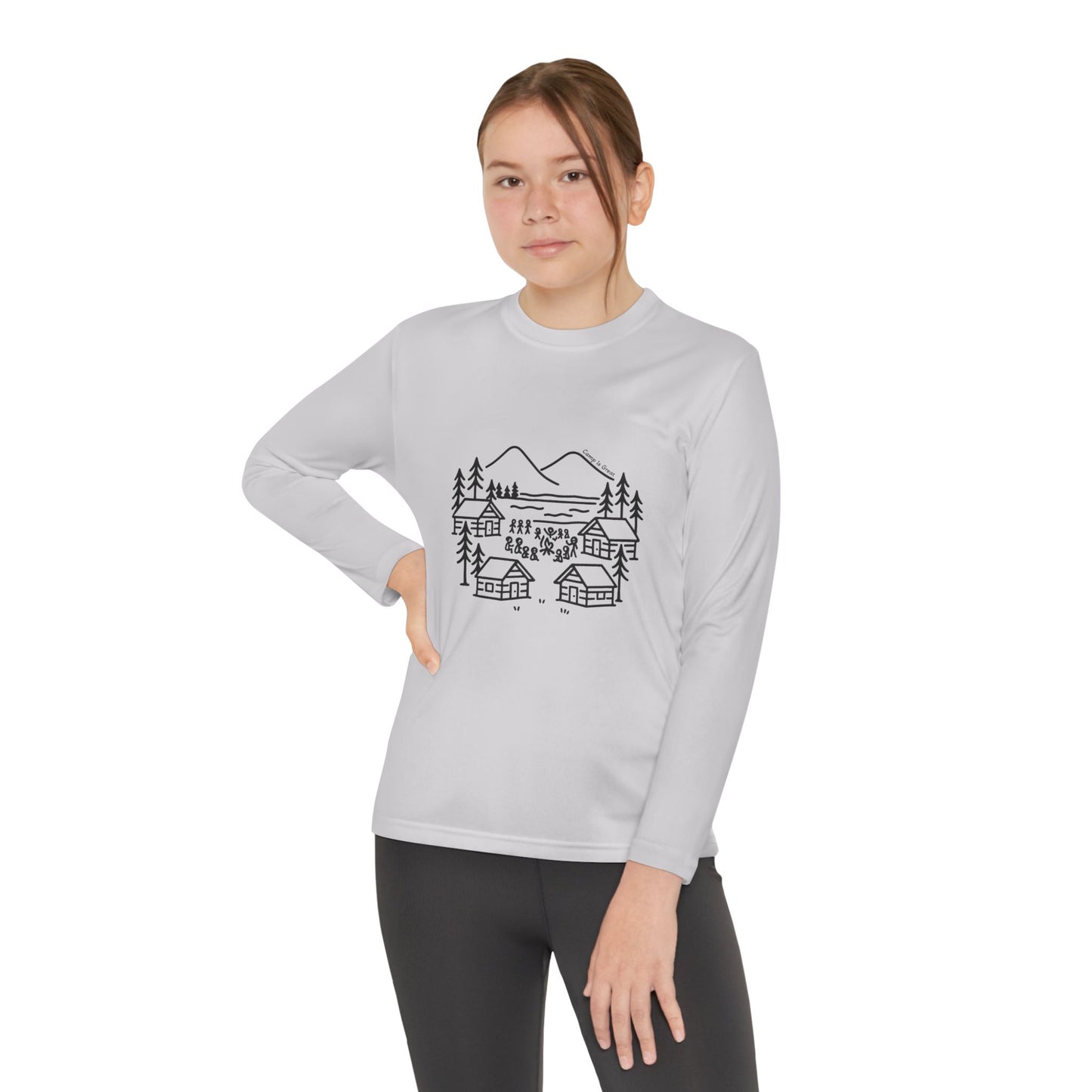Youth Long Sleeve Competitor Tee Landscape