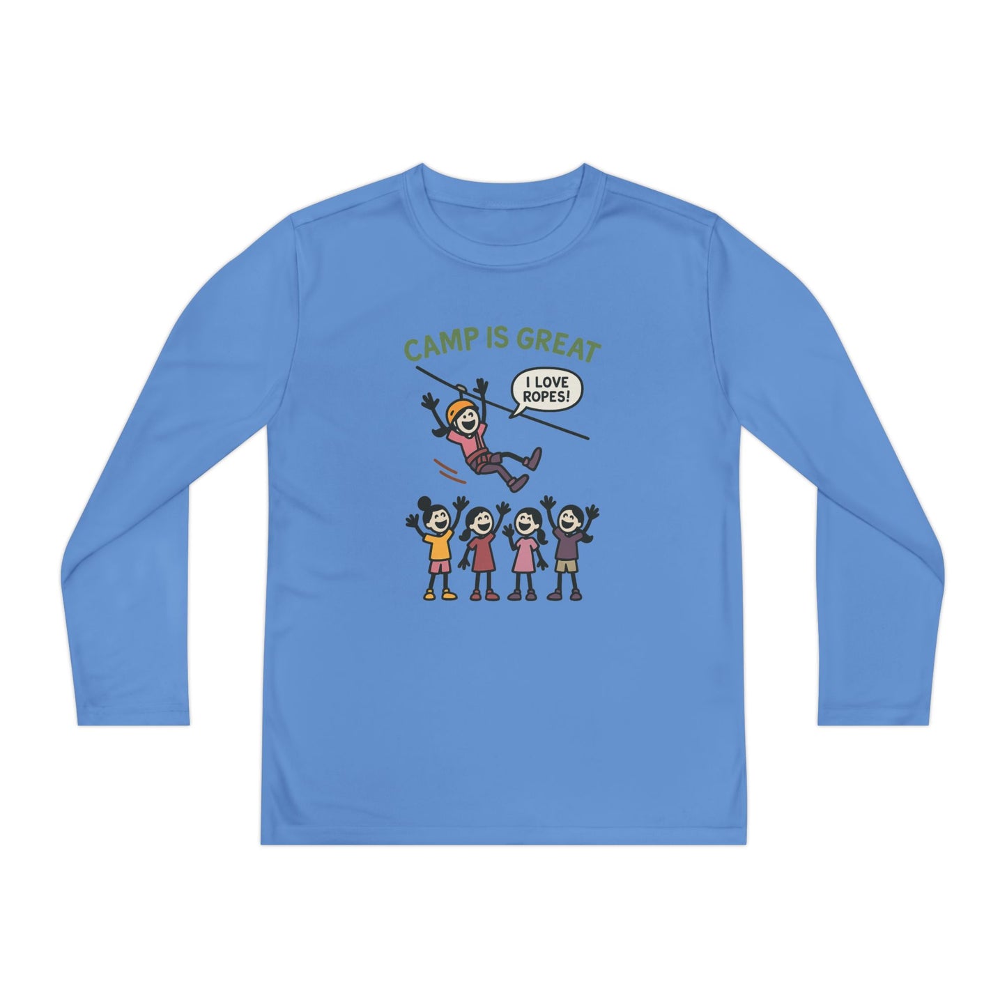 Youth Long Sleeve Competitor Tee Ropes