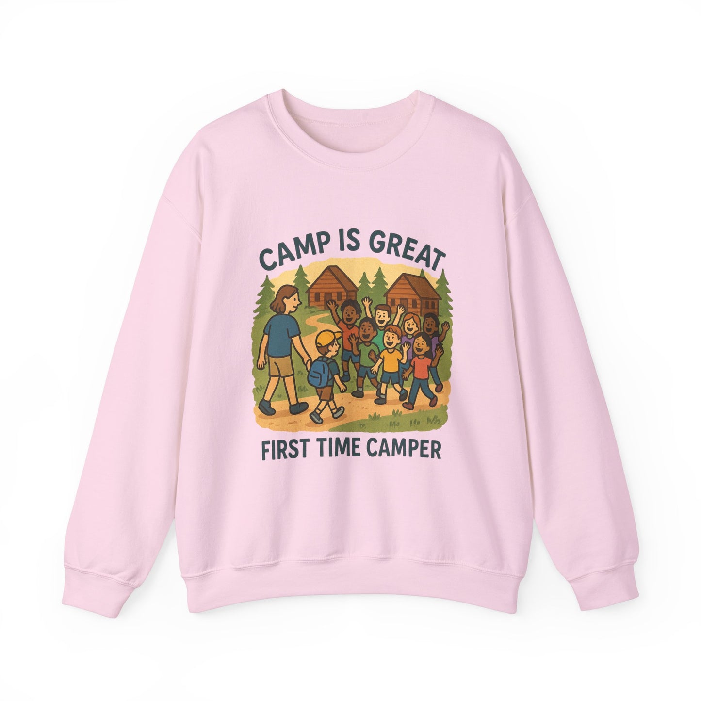 Unisex Heavy Blend™ Crewneck Sweatshirt First Time Camper