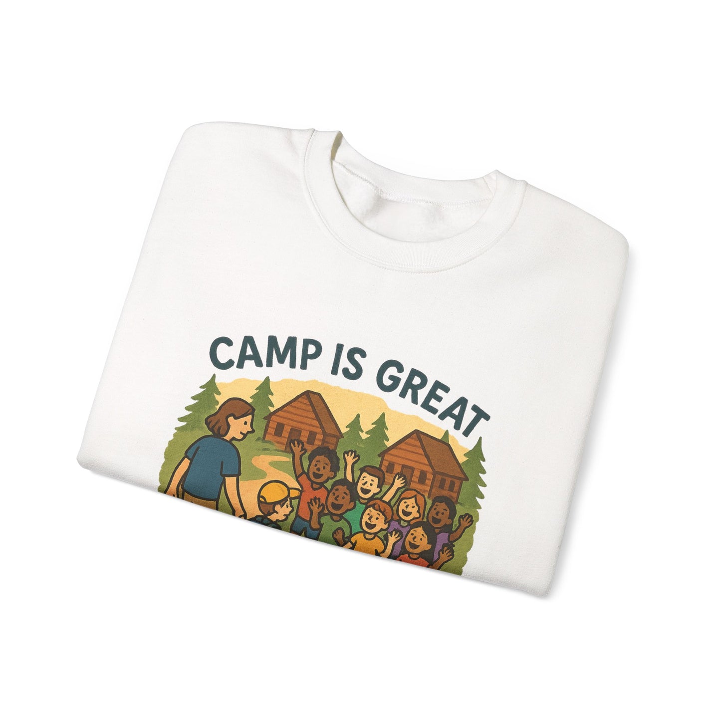 Unisex Heavy Blend™ Crewneck Sweatshirt First Time Camper