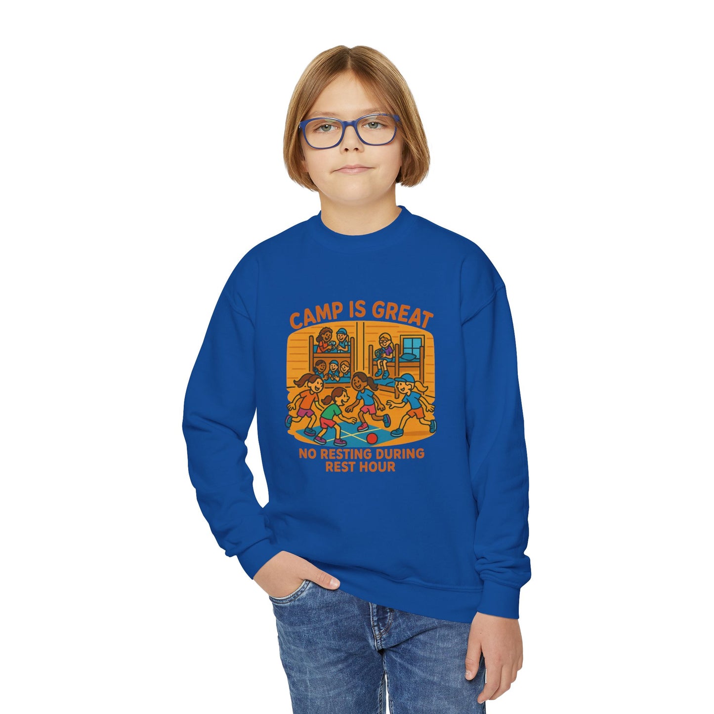 Youth Crewneck Sweatshirt Rest Hour