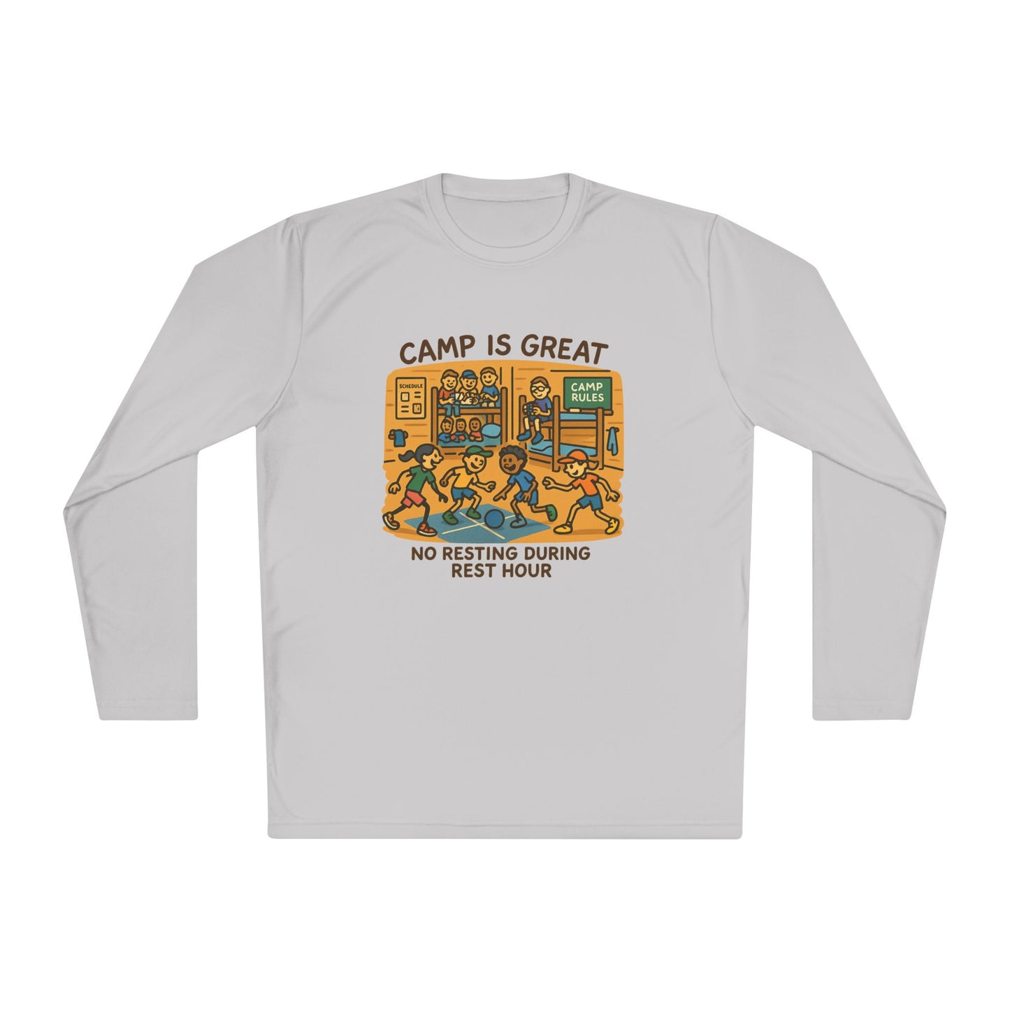 Unisex Lightweight Long Sleeve Tee Rest Hour