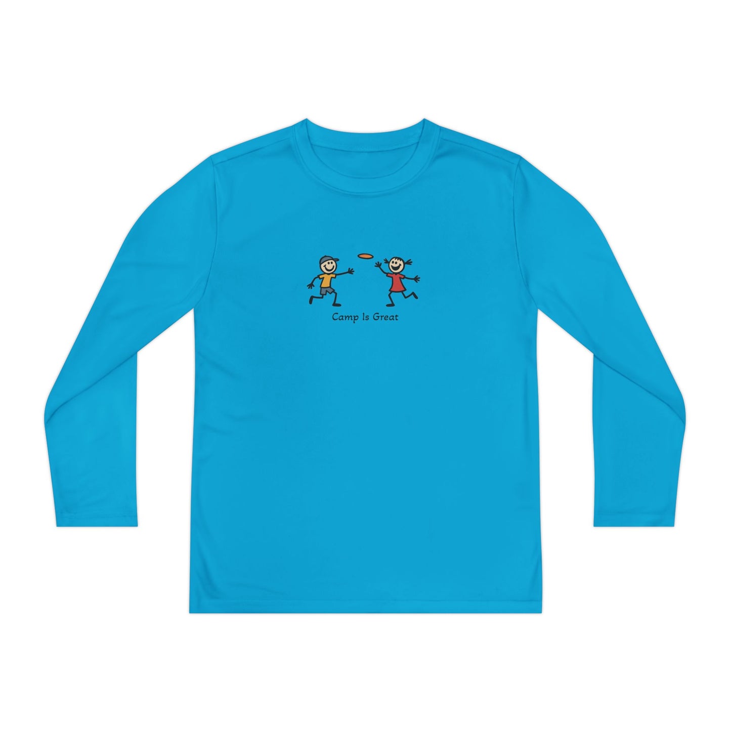Youth Long Sleeve Competitor Tee Frisbee
