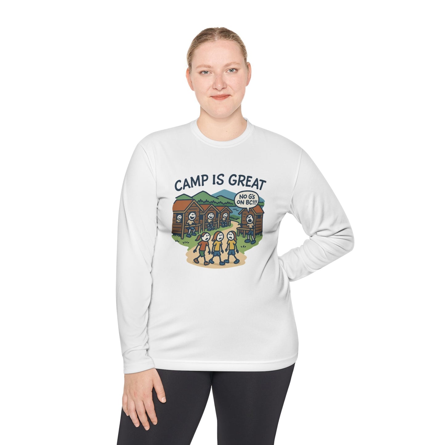Unisex Lightweight Long Sleeve Tee No G's on BC