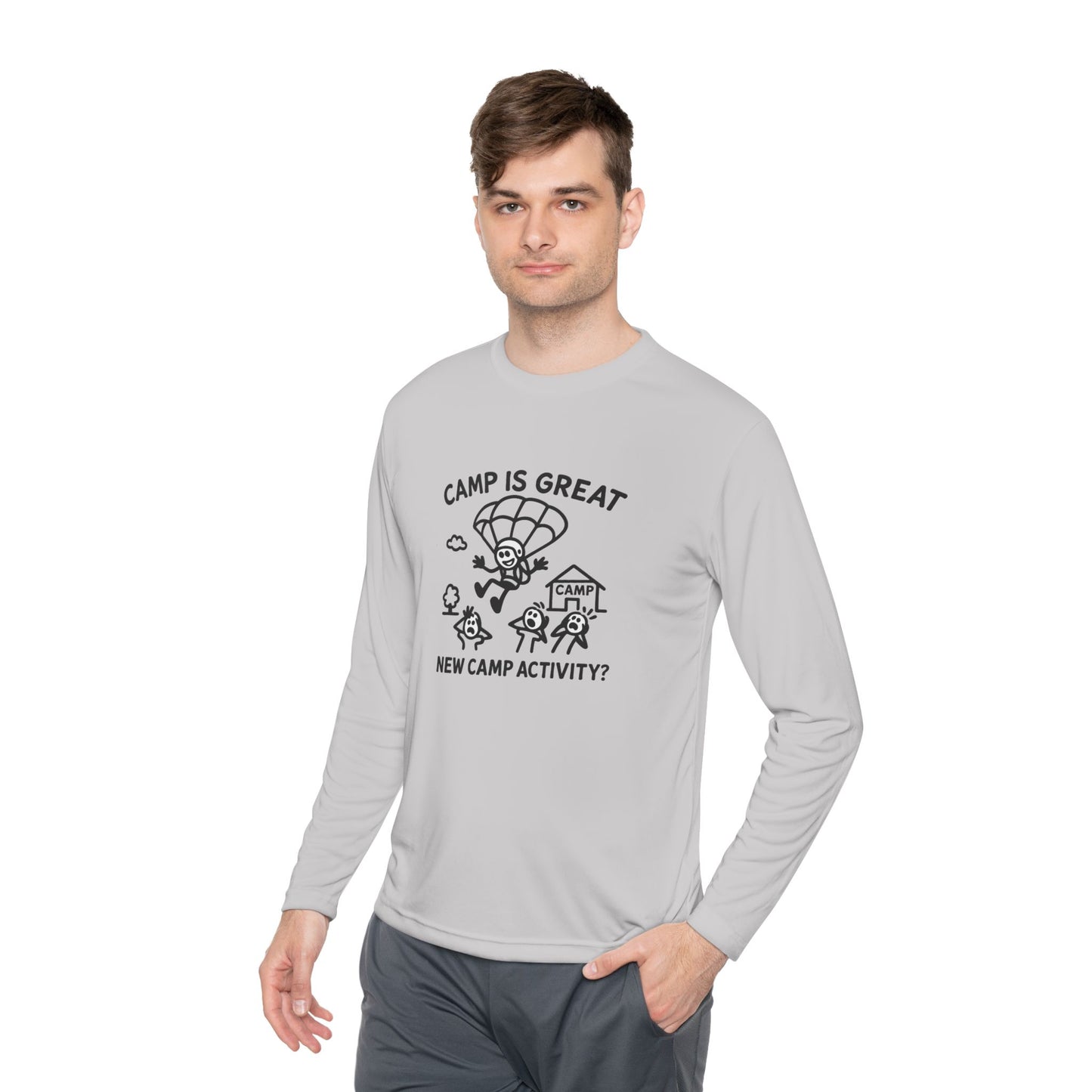 Unisex Lightweight Long Sleeve Tee Skydiving