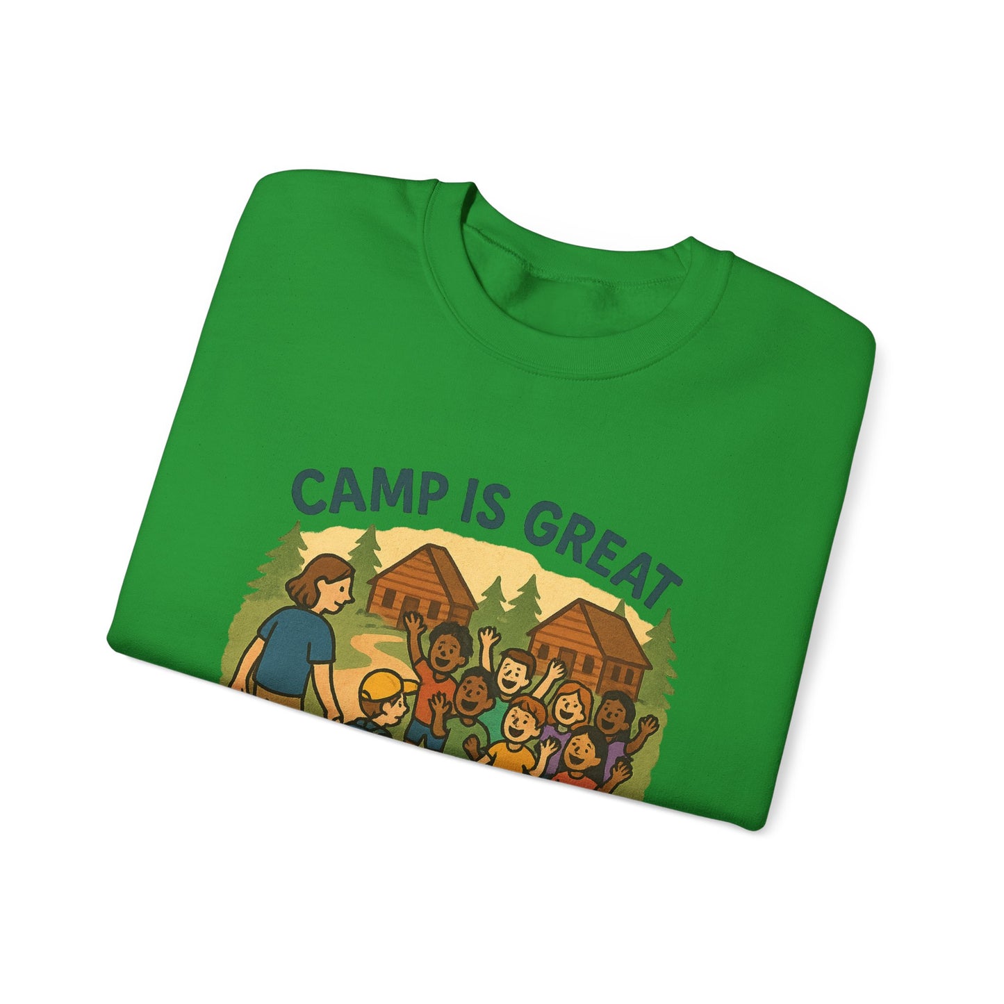 Unisex Heavy Blend™ Crewneck Sweatshirt First Time Camper