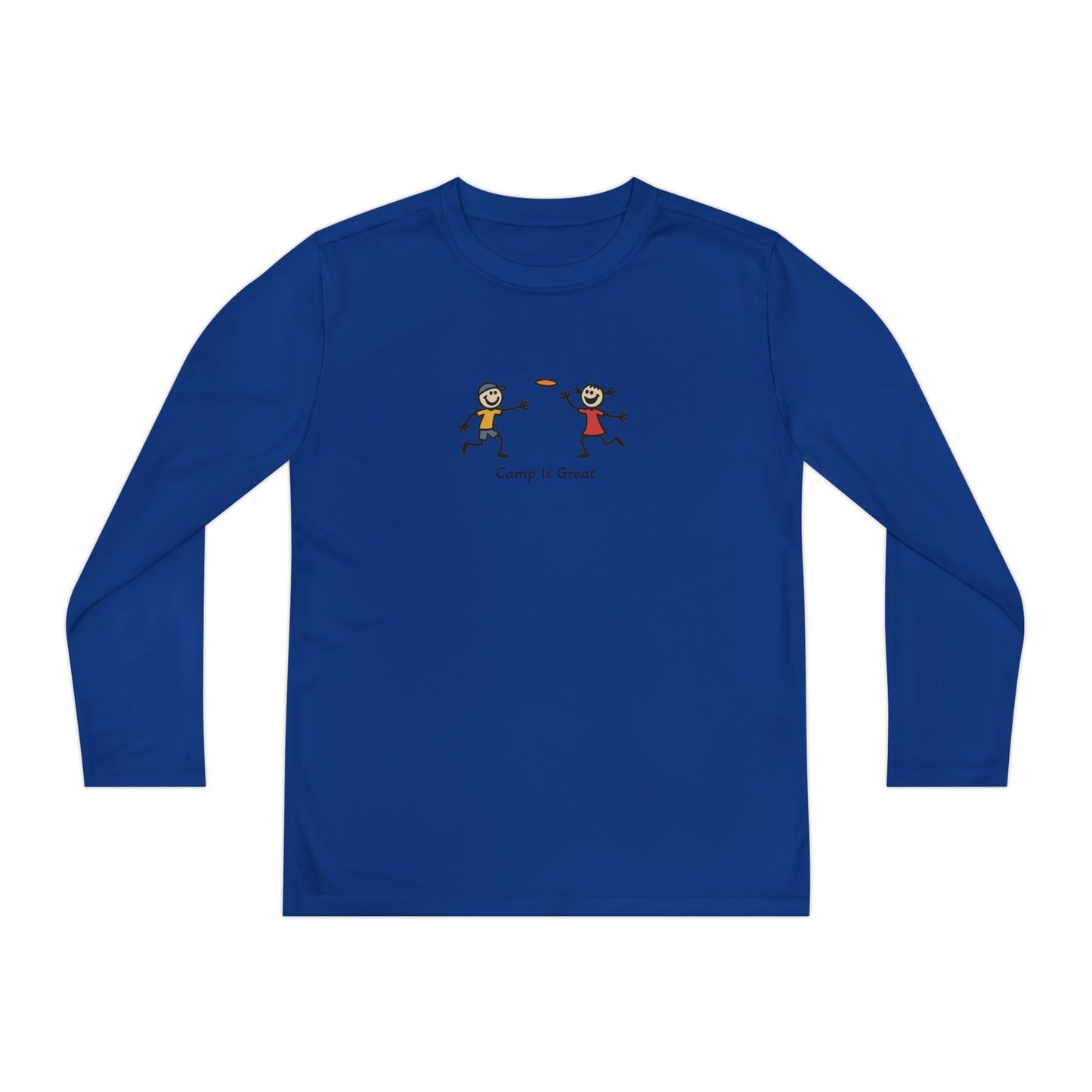 Youth Long Sleeve Competitor Tee Frisbee