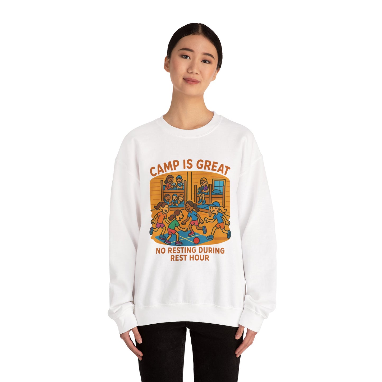 Unisex Heavy Blend™ Crewneck Sweatshirt Rest Hour