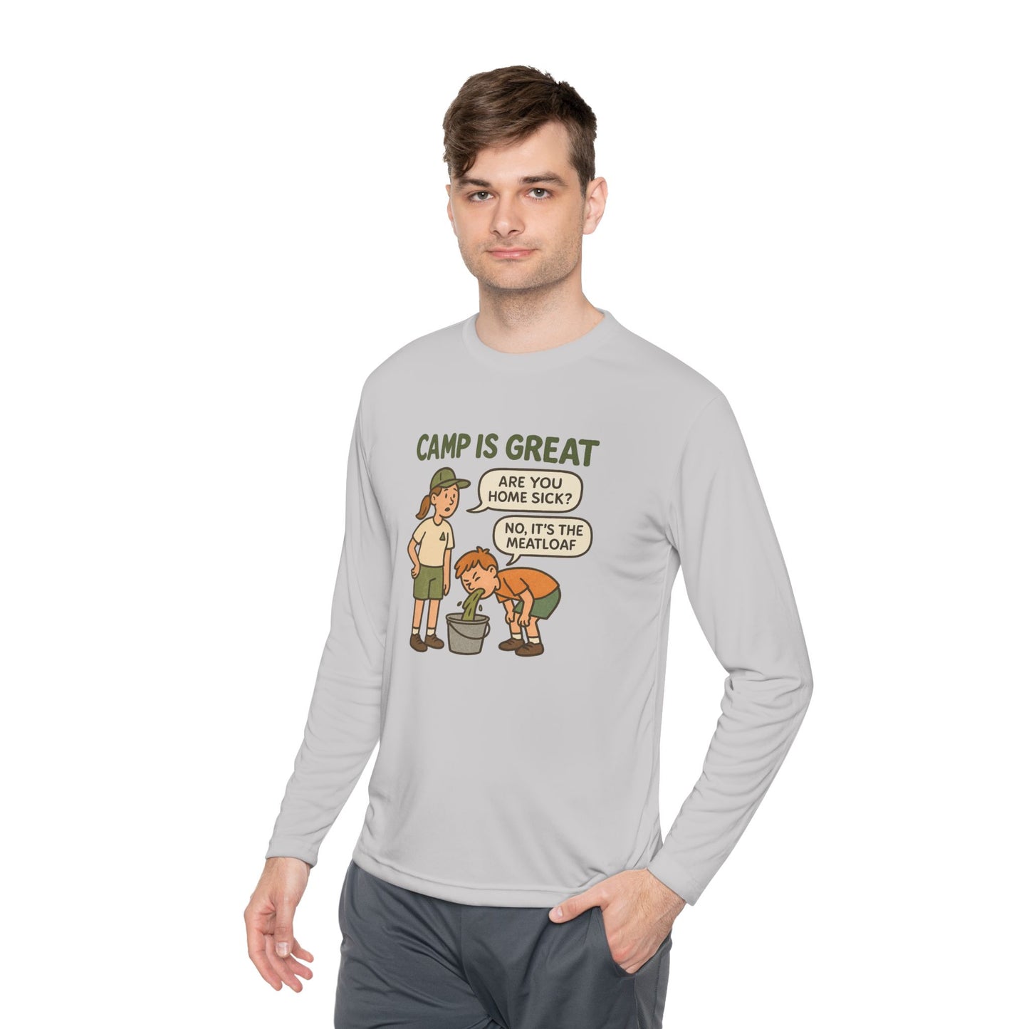 Unisex Lightweight Long Sleeve Tee Meatloaf