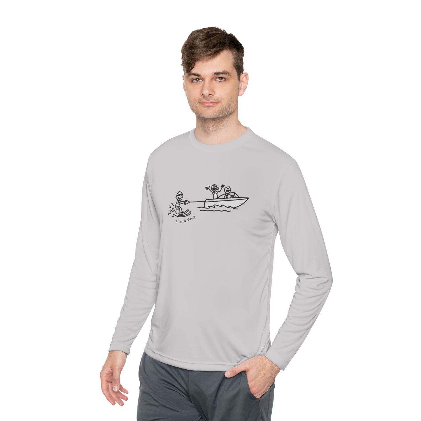 Unisex Lightweight Long Sleeve Tee Waterski