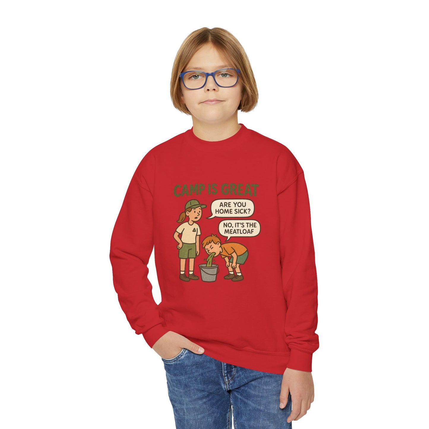 Youth Crewneck Sweatshirt Meatloaf