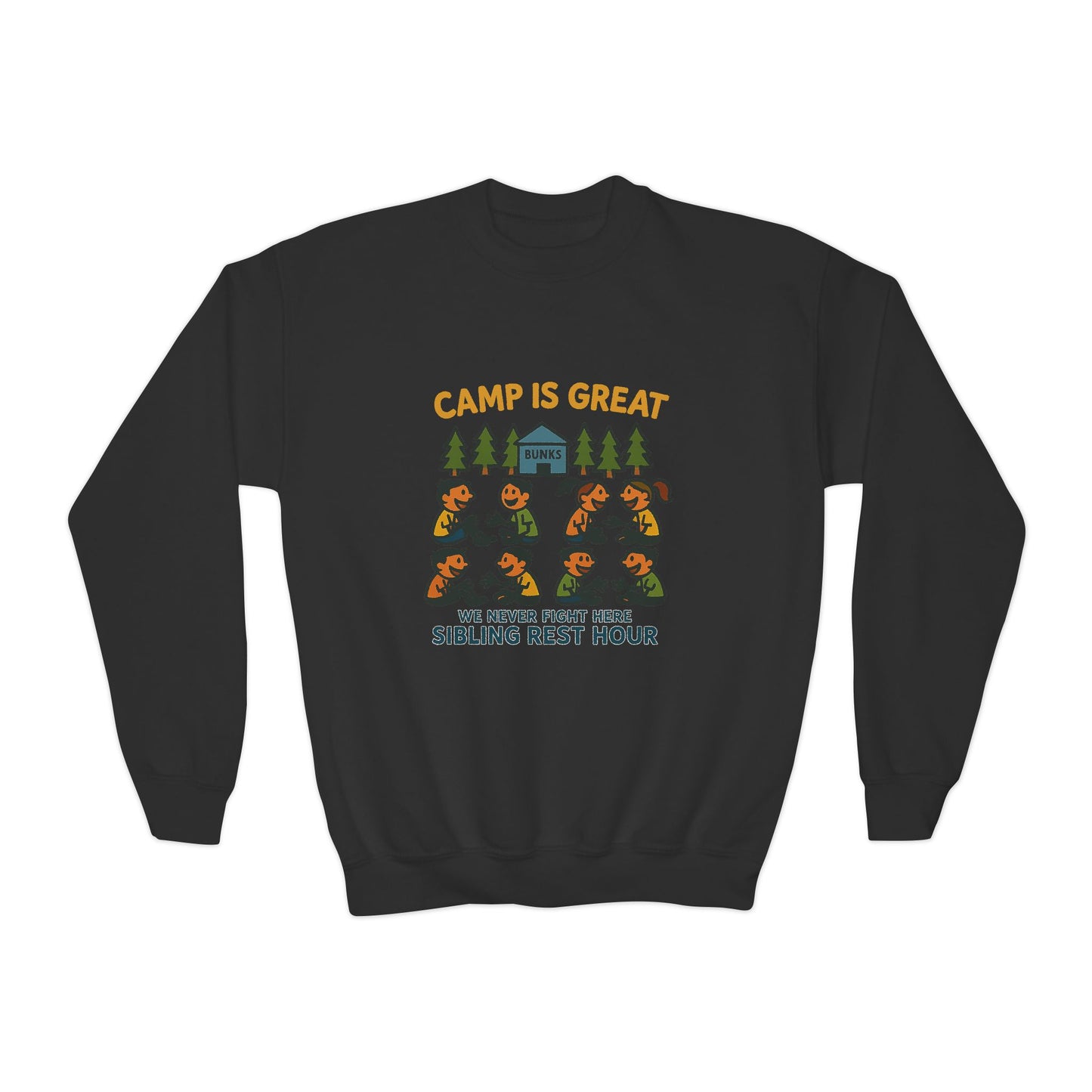 Youth Crewneck Sweatshirt Sibling Rest Hour