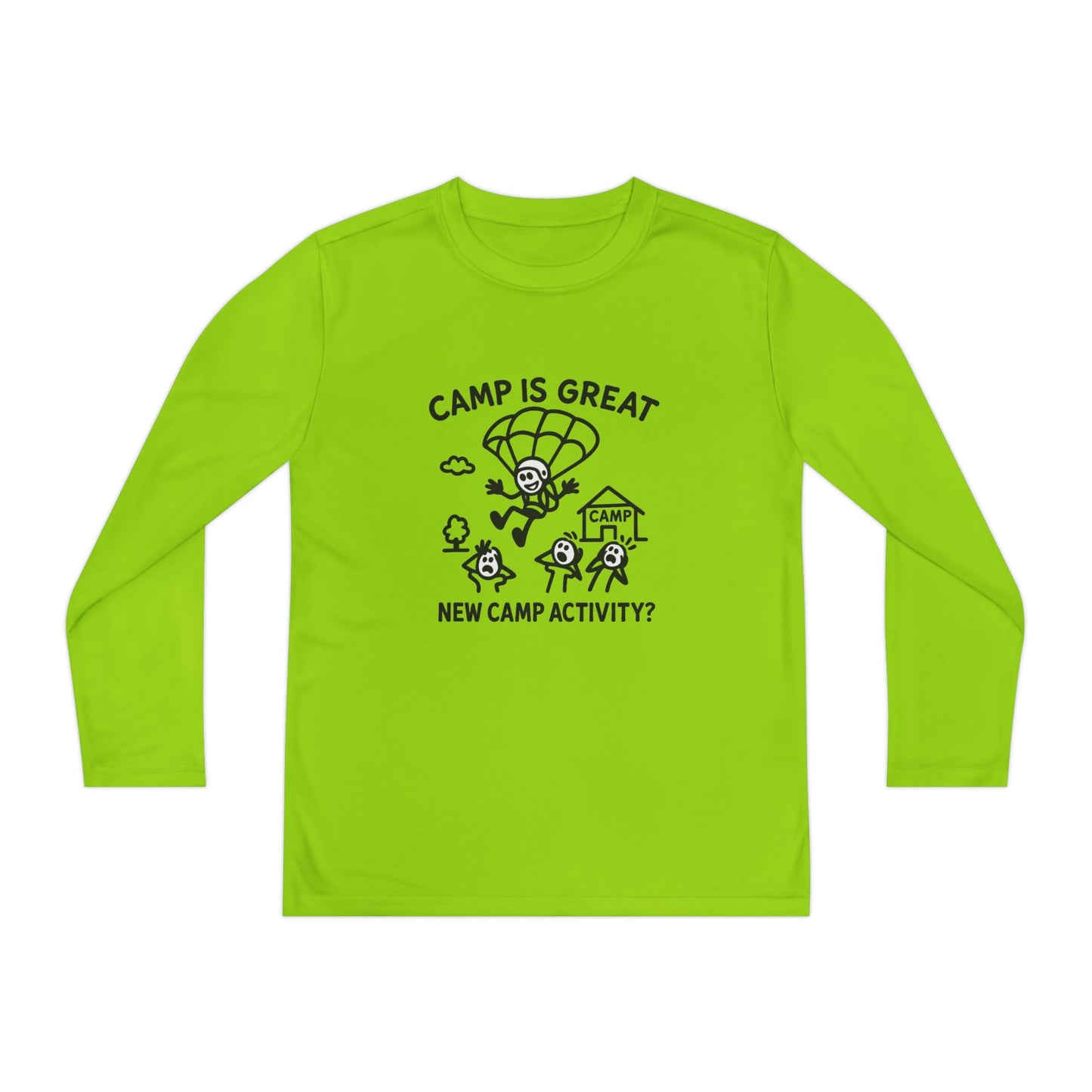 Youth Long Sleeve Competitor Tee Skydiving