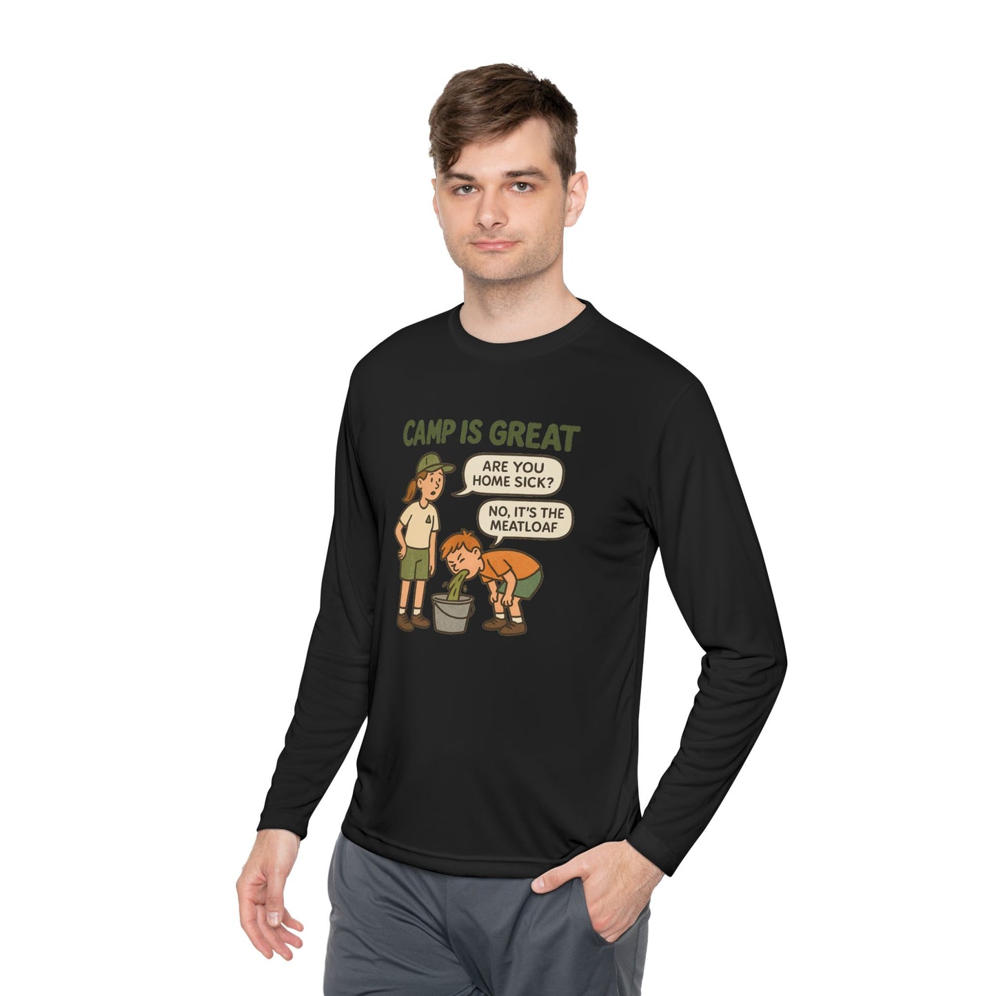Unisex Lightweight Long Sleeve Tee Meatloaf
