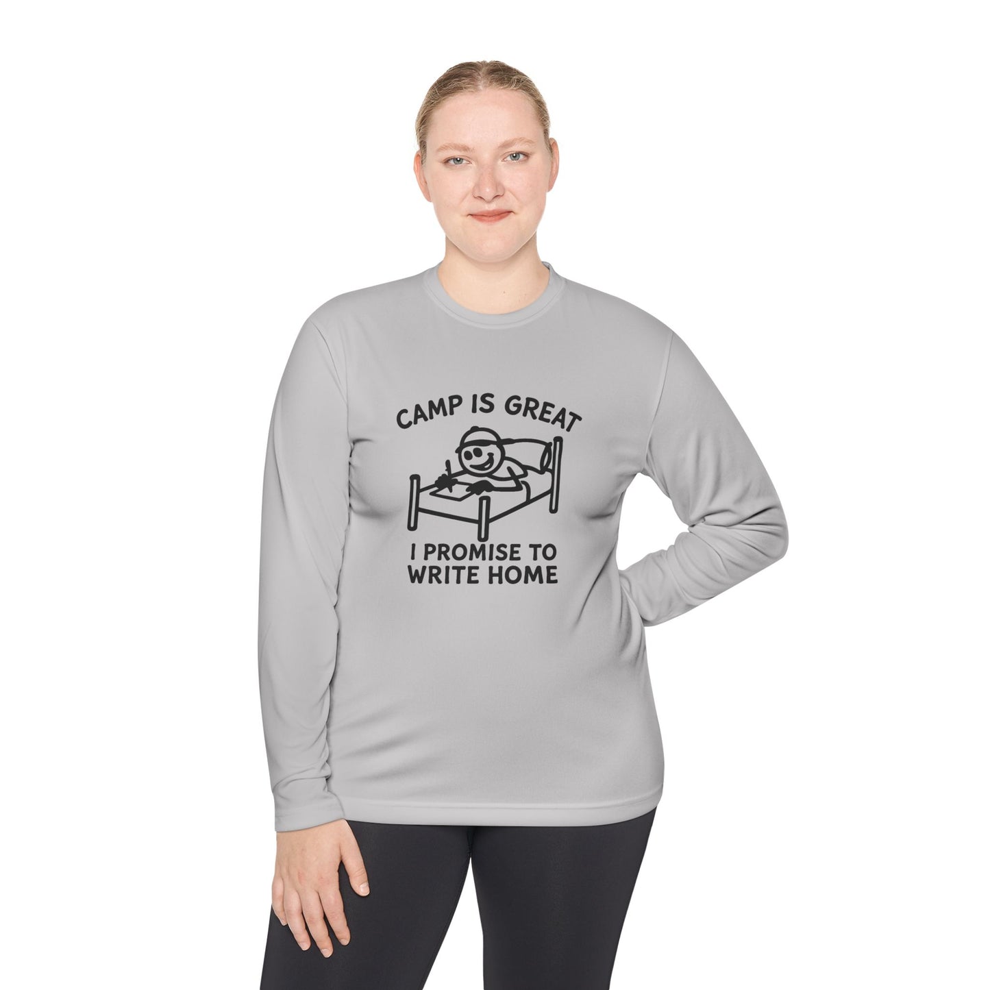 Unisex Lightweight Long Sleeve Tee Write Home