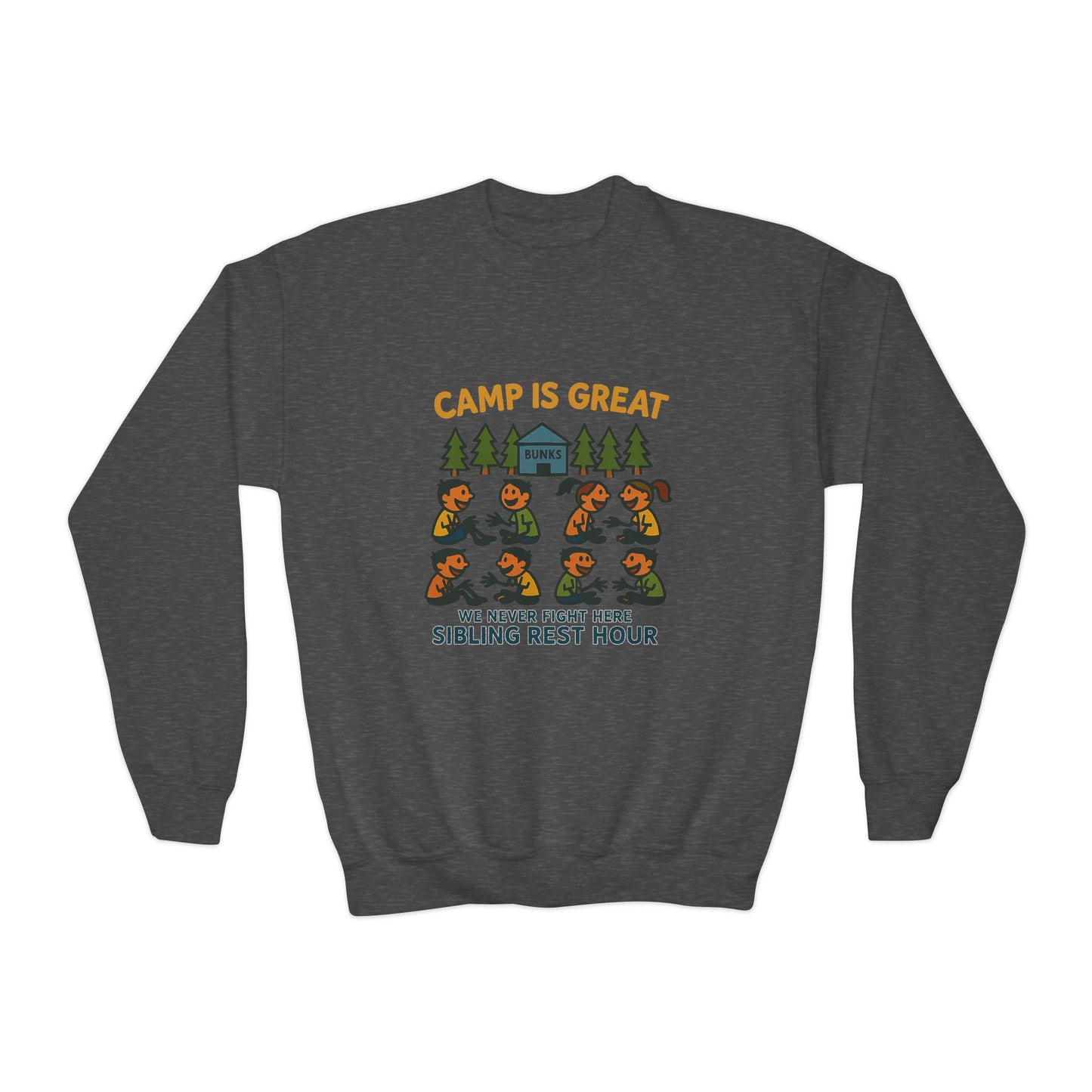 Youth Crewneck Sweatshirt Sibling Rest Hour