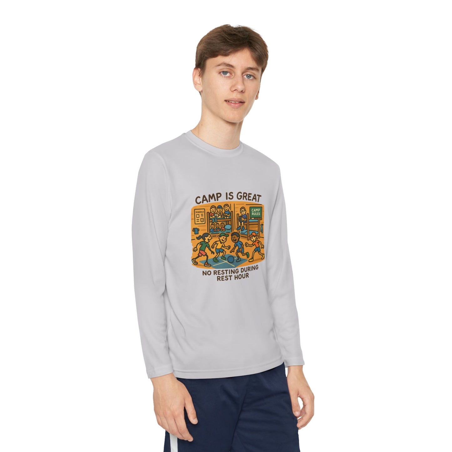 Youth Long Sleeve Competitor Tee Rest Hour