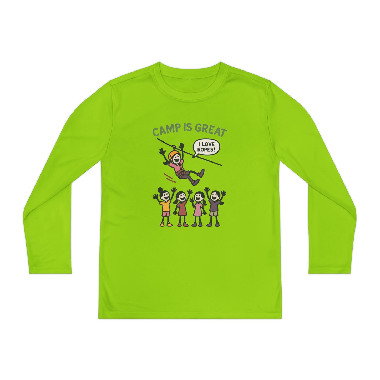 Youth Long Sleeve Competitor Tee Ropes