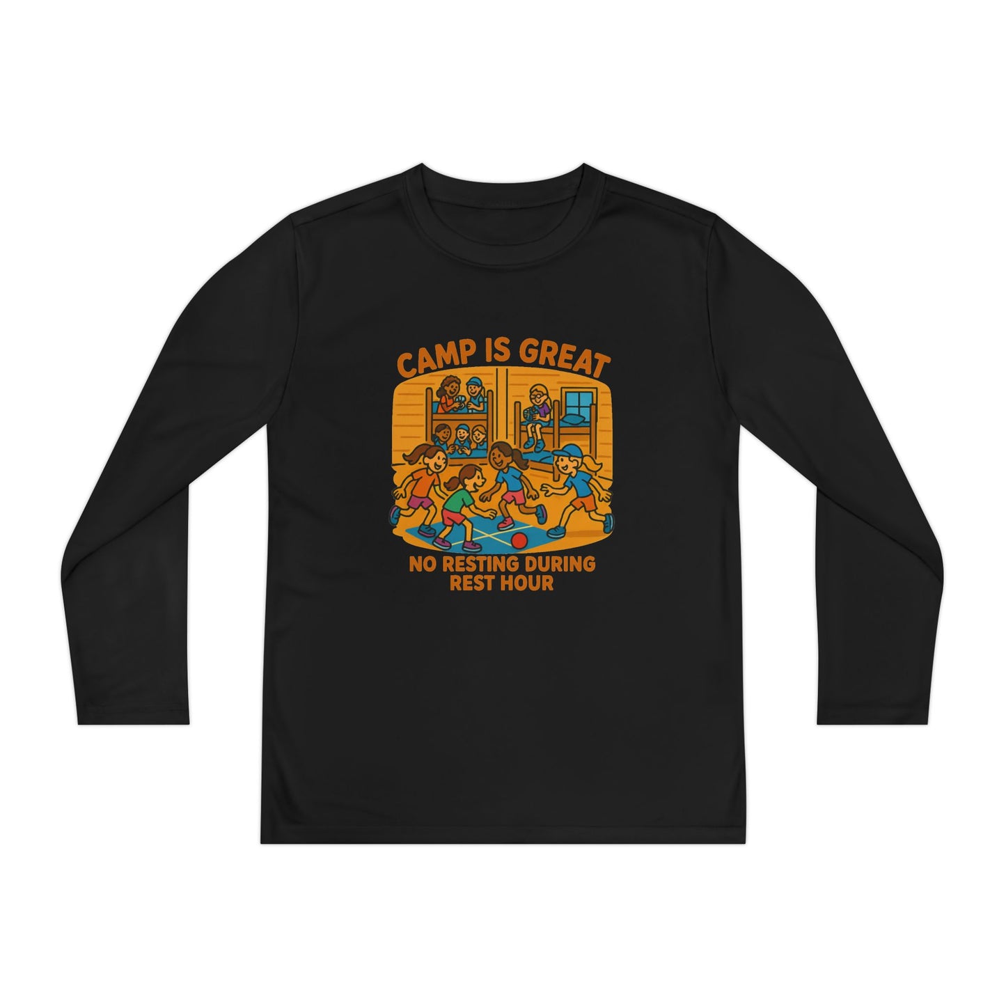 Youth Long Sleeve Competitor Tee Rest Hour