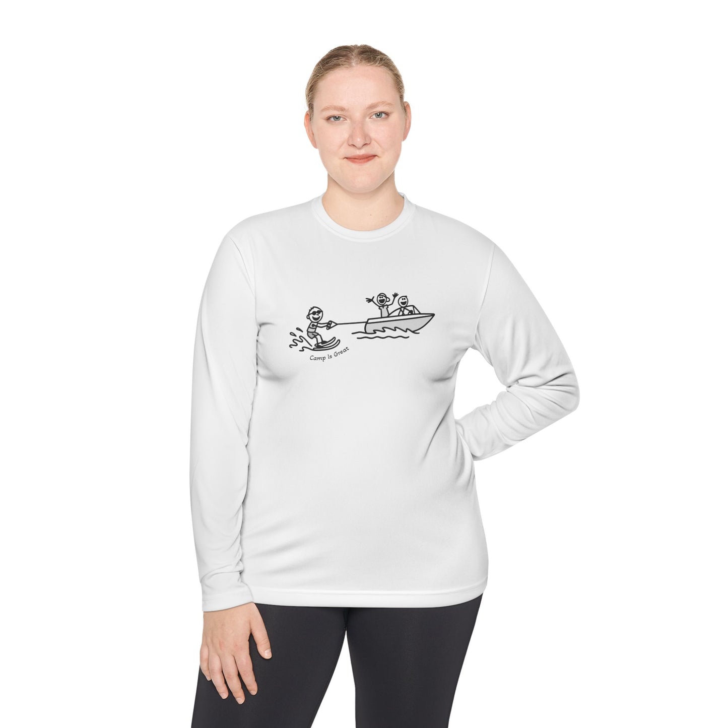 Unisex Lightweight Long Sleeve Tee Waterski