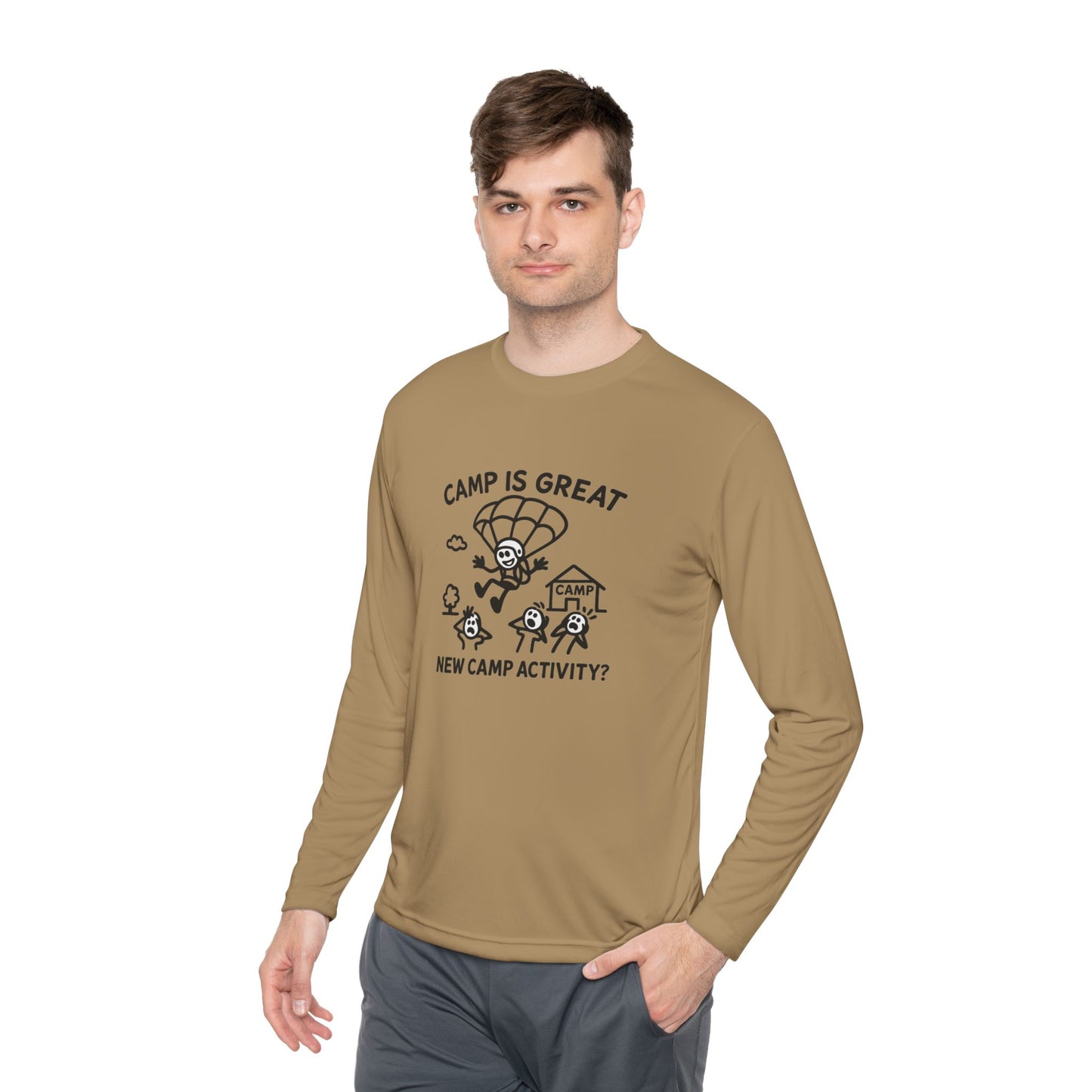 Unisex Lightweight Long Sleeve Tee Skydiving