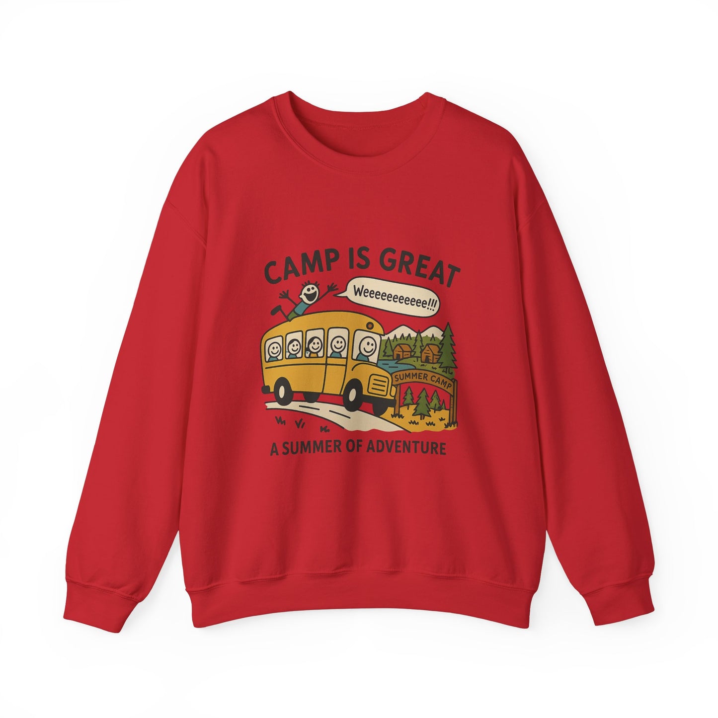 Unisex Heavy Blend™ Crewneck Sweatshirt Bus