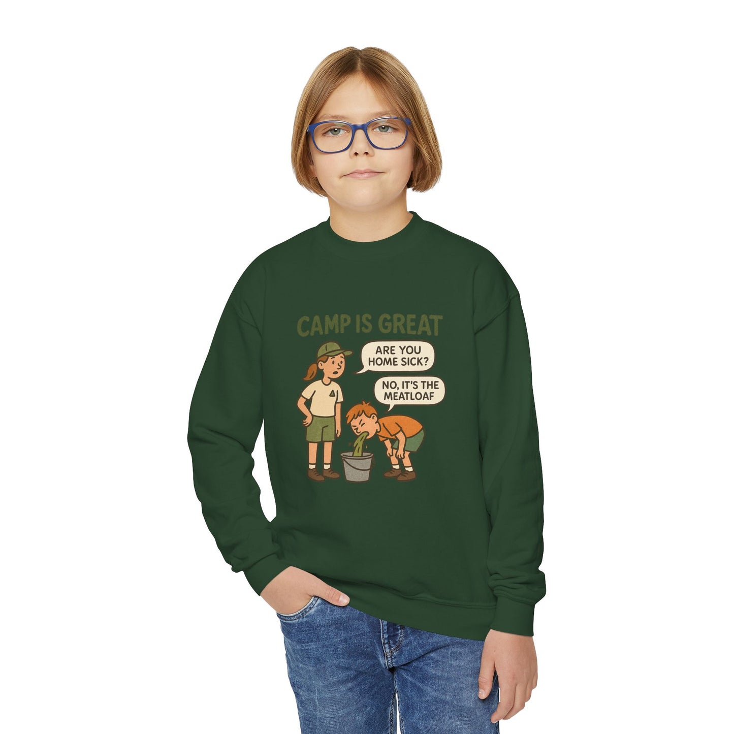 Youth Crewneck Sweatshirt Meatloaf