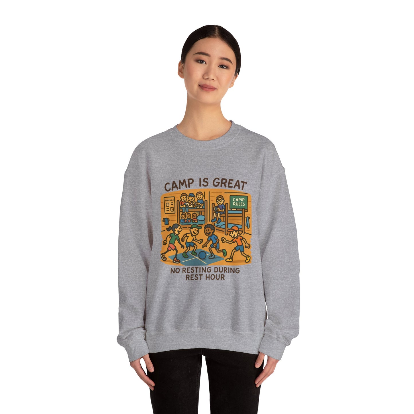 Unisex Heavy Blend™ Crewneck Sweatshirt Rest Hour