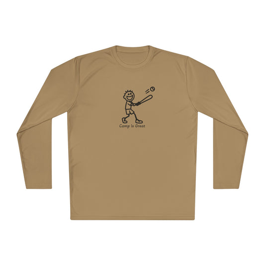 Unisex Lightweight Long Sleeve Tee Baseball