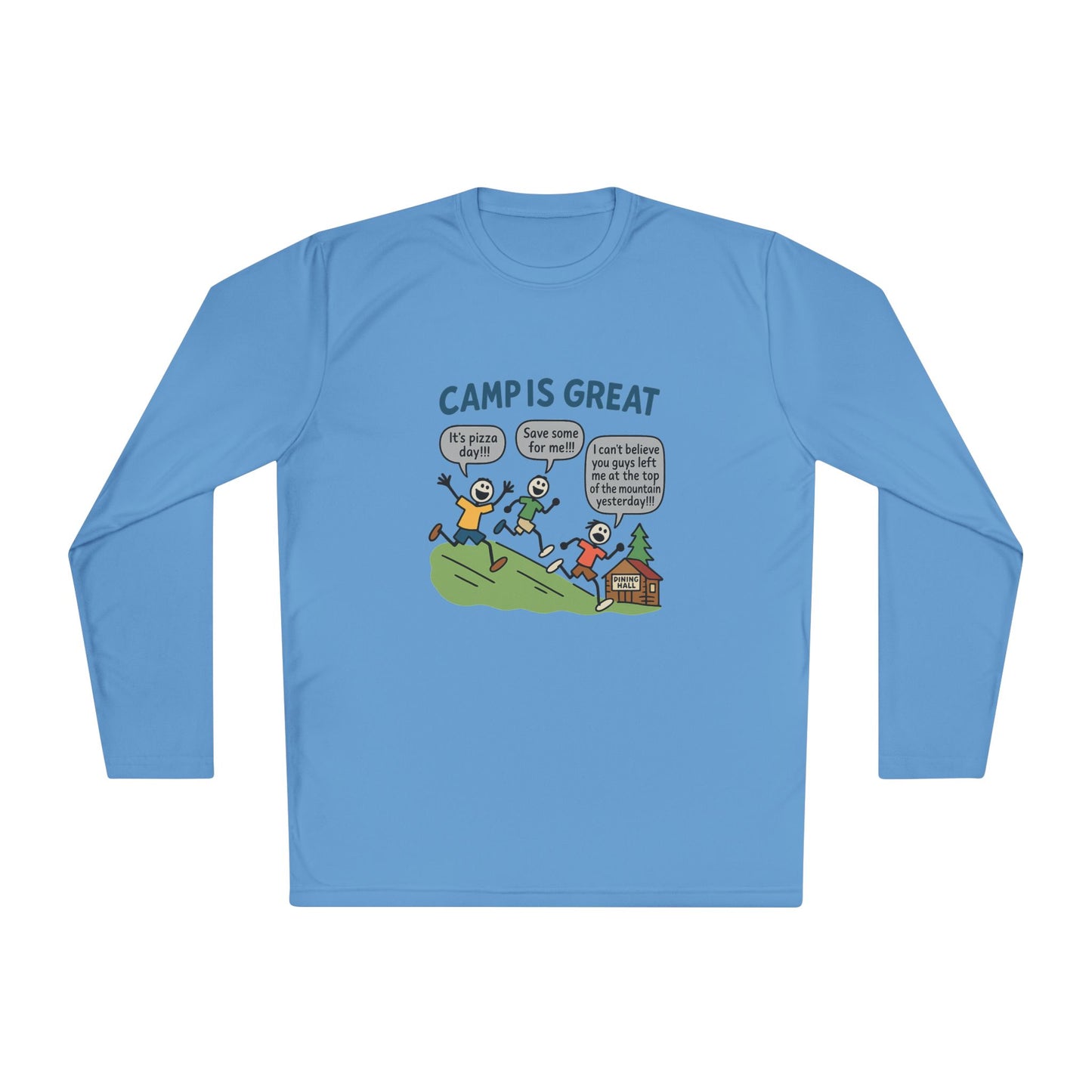 Unisex Lightweight Long Sleeve Tee Pizza Day
