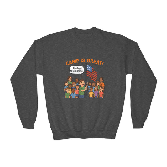 Youth Crewneck Sweatshirt Flag