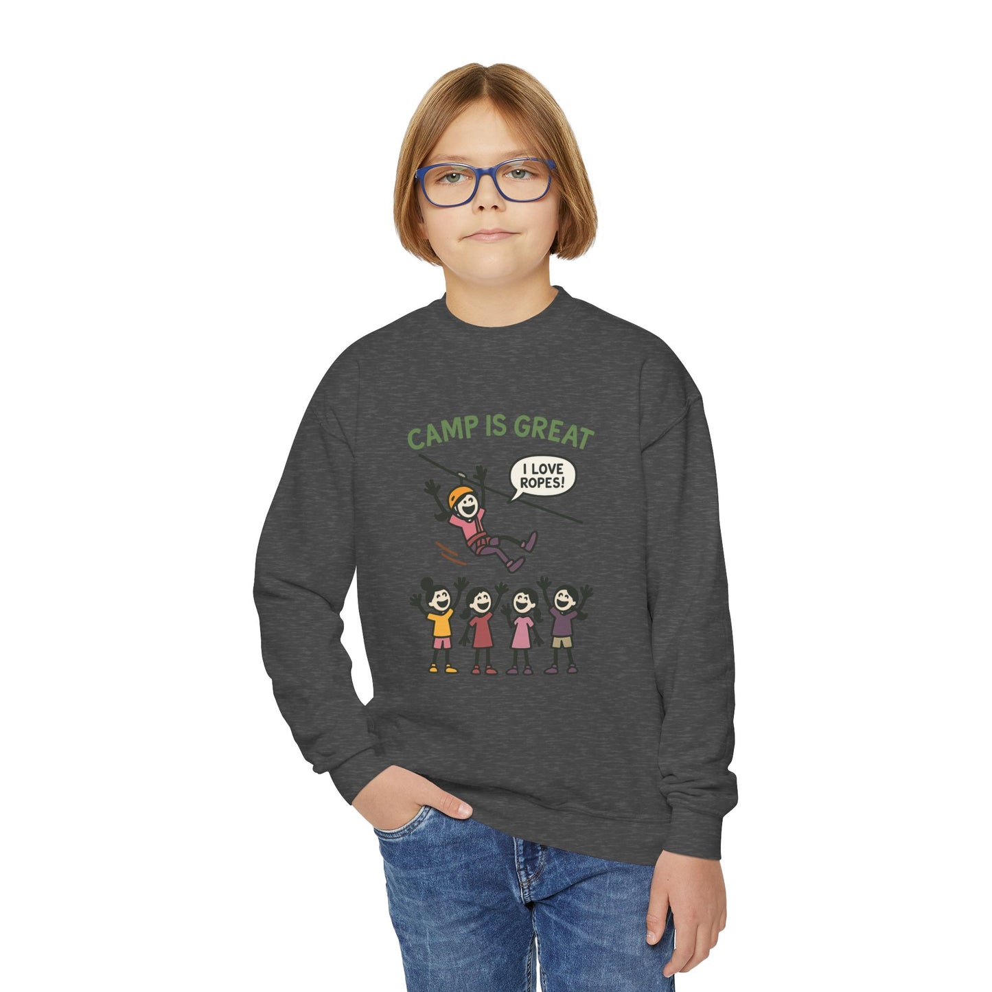 Youth Crewneck Sweatshirt Ropes