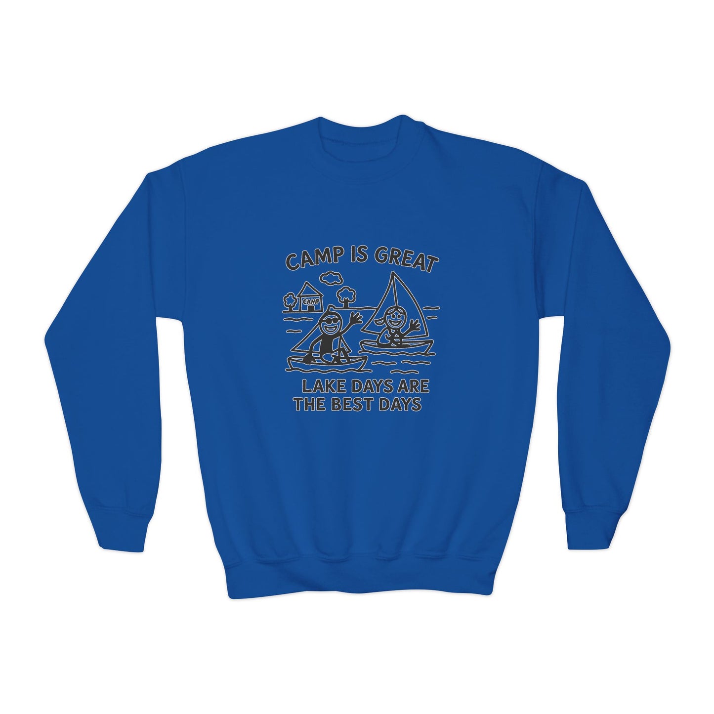 Youth Crewneck Sweatshirt Lake Days