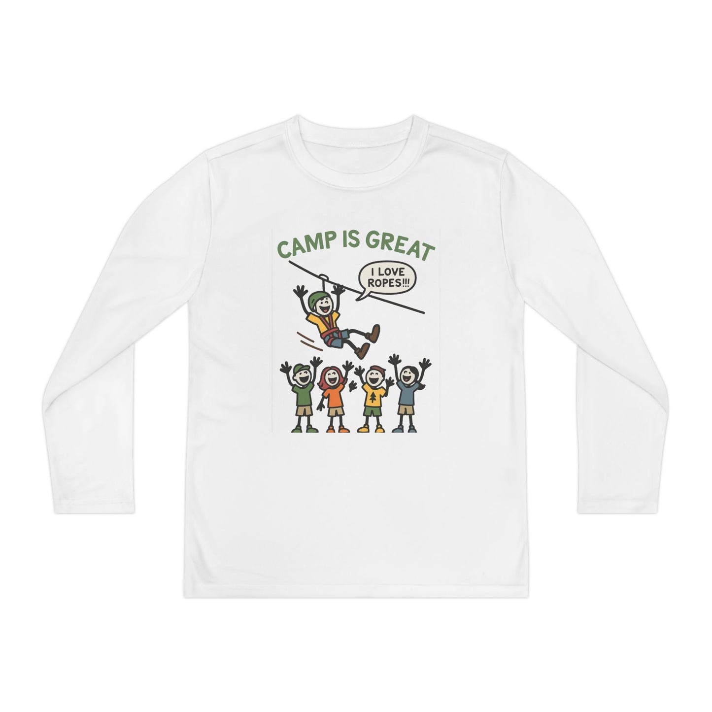 Youth Long Sleeve Competitor Tee Ropes
