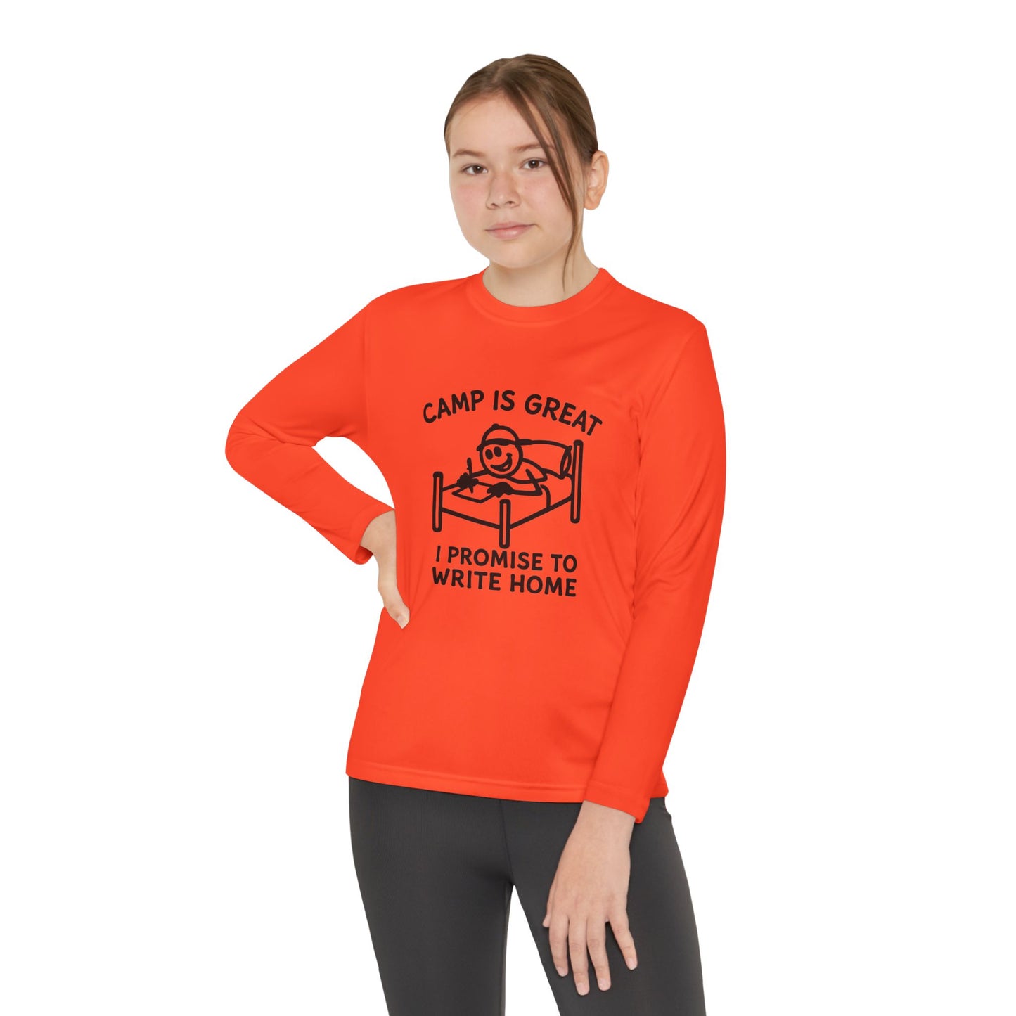Youth Long Sleeve Competitor Tee Write Home