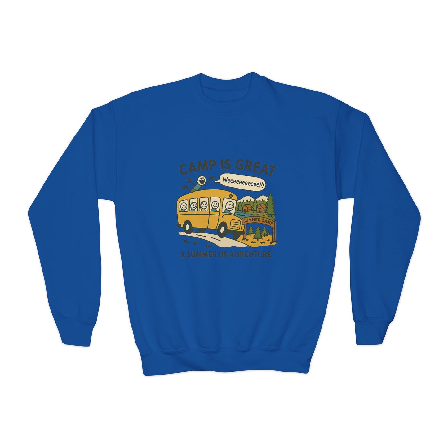 Youth Crewneck Sweatshirt Bus