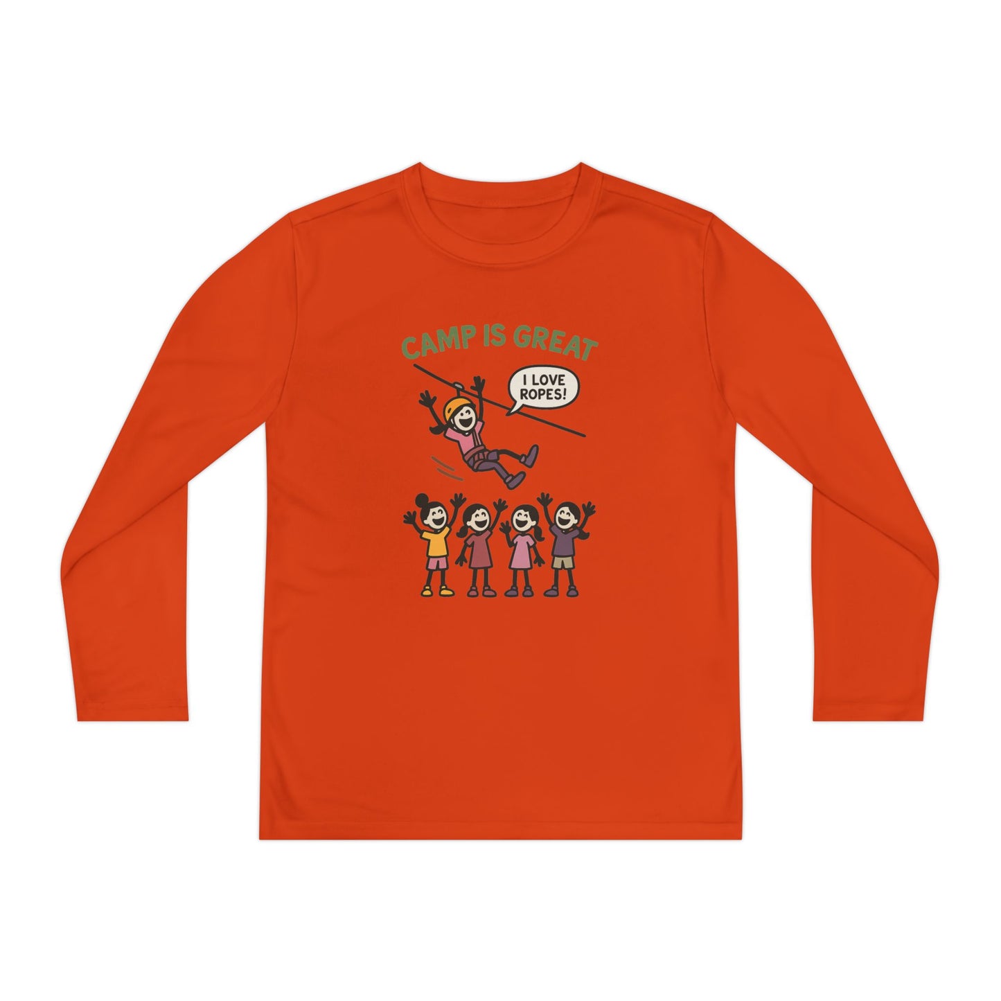 Youth Long Sleeve Competitor Tee Ropes